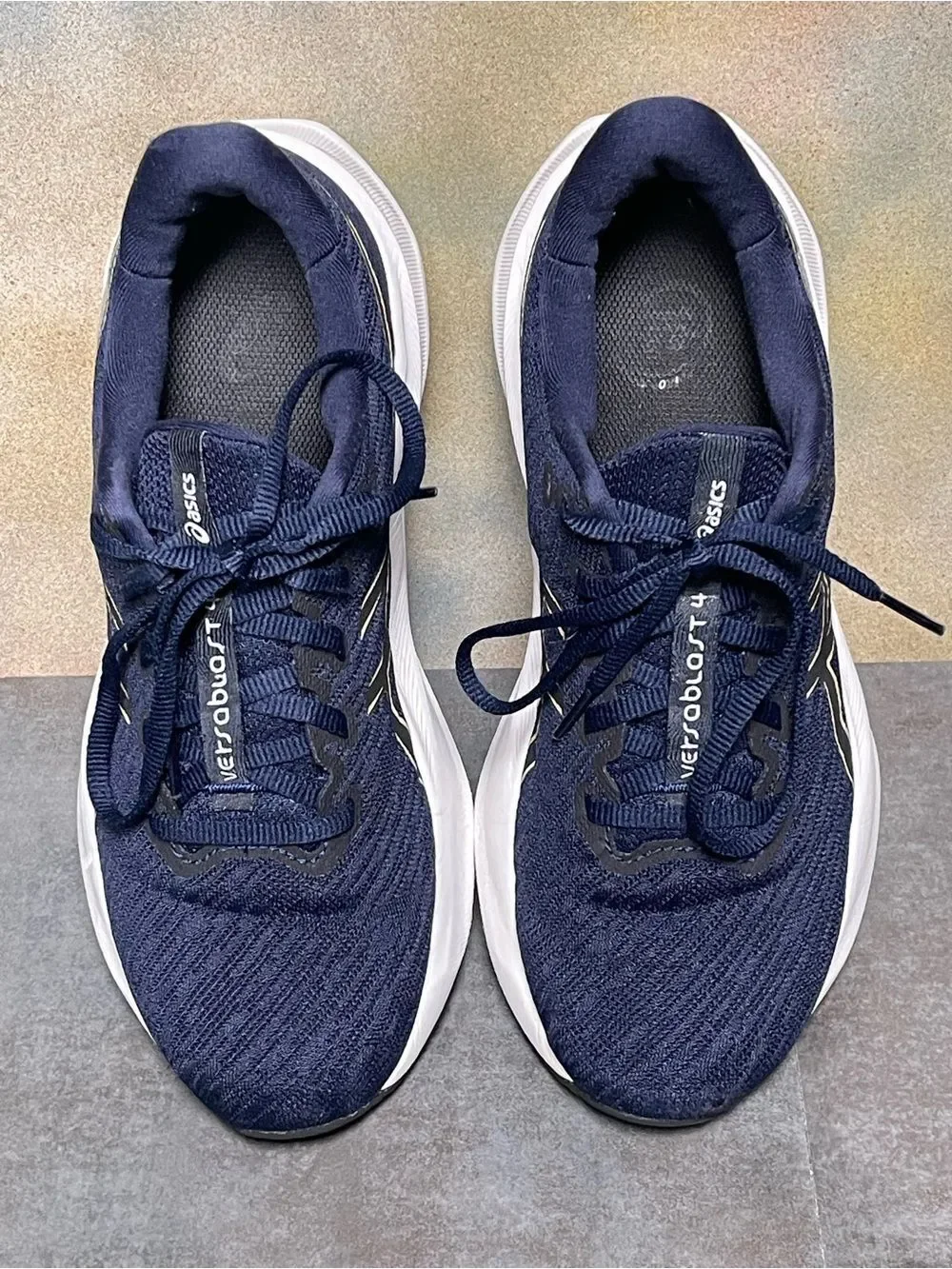 Asics Versablast 4 Women’s Running Shoes Navy Blue Size 9.5B